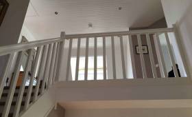 Cage d'escalier avant la mise en place de la verrière