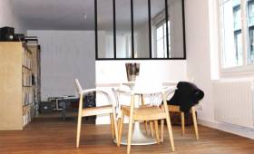 Rénovation de sol et création d’une verrière à Pineuilh