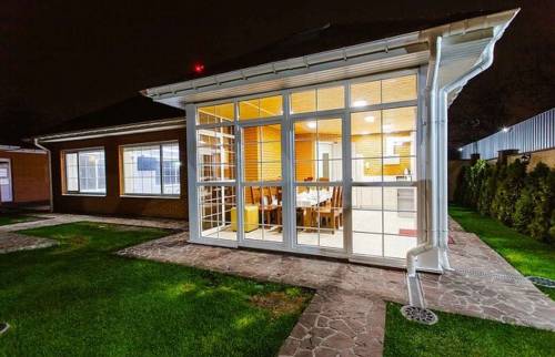 Extension vitrée maison