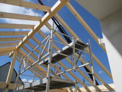 Construction extension bois Cusset