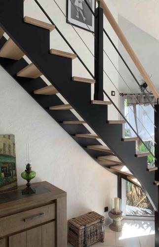 Réalisation d'un escalier à Vertou (44)