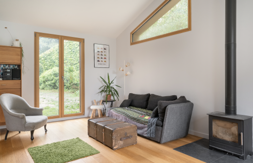 Remplacement des menuiseries par des menuiseries mixtes à Vertou (alu extérieur/bois intérieur)