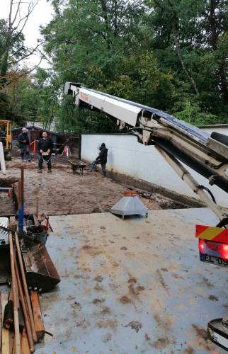 Terrassement et béton