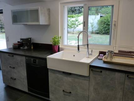 Cuisine dans extension La Ferté-Saint-Aubin