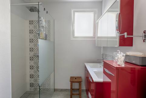 Réfection d'une salle de bain avec douche