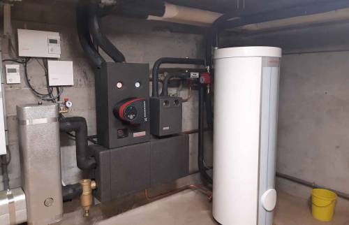 Chaudières collectives et ballon à Sausheim