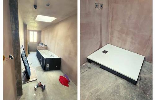 L'installation des sanitaire 