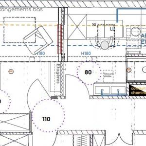 Plan d’architecte pour création d’une chambre sous combles à Strasbourg - Camille Truttmann