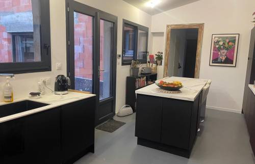 Double porte fenêtre accès jardin