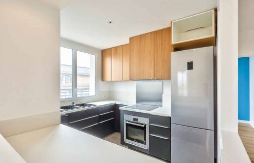 rénovation d'un appartement Paris - cuisine - La Maison Des Travaux Paris 16