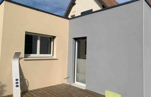 Extension toit plat 2 La Maison des Travaux Rouen.