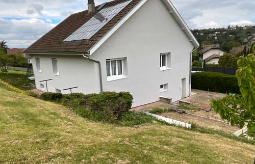 facade d'une maison pour isolation extérieure