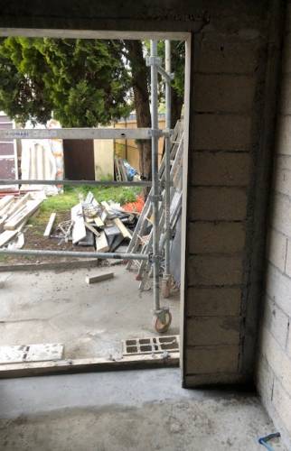 chantier de maçonnerie