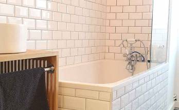 Rénovation salle d'eau carreau métro