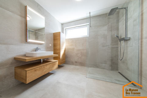 salle de bain rénovée