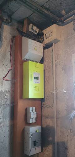 Ancien compteur électrique avant travaux de rénovation électrique - Lésigny 77150