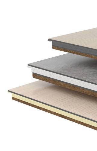 Maison à Dardilly (69570) : Pose de sol souple PVC en pose flottante dans le séjour, la cuisine et les toilettes rénovés