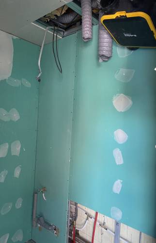 Création d'une salle d'eau, BA Hydro et VMC