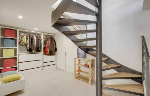 Réalisation d'un Escalier double - Lyon / Villeurbanne