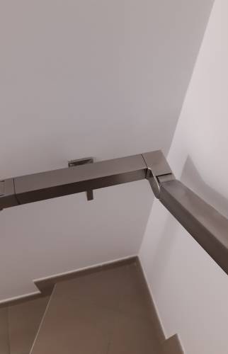 Garde-corps inox, mise en peinture à Sierentz