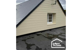 Modernisation de façade et rénovation énergétique : un avant/après remarquable - Brécé 35530