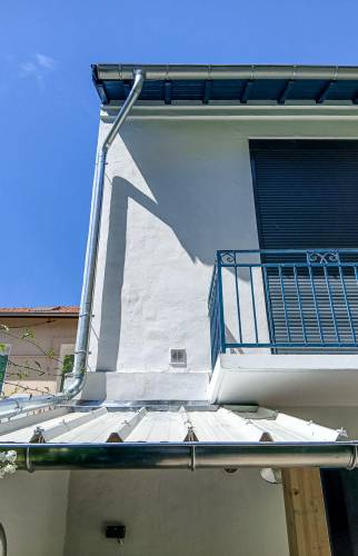 Façade et zinguerie neuve