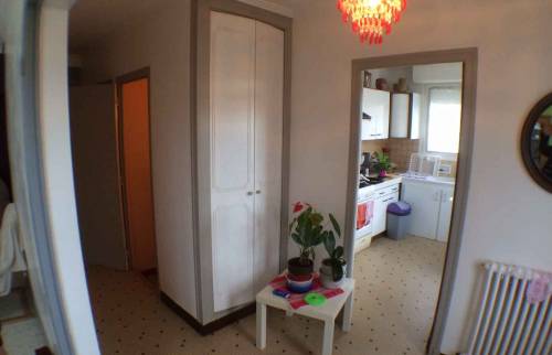 Le palier de l'étage avant les travaux