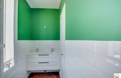 Salle de bain parquet