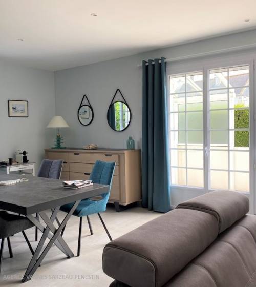 LA MAISON DES TRAVAUX de Vannes Sarzeau Pénestin Rénovation de salon Morbihan