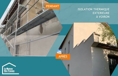 avant après ITE Voiron