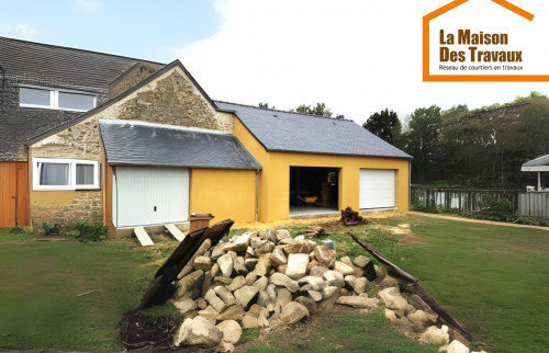  APRES Construction de 3 espaces garages ou de stockage