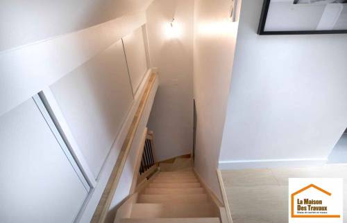 Nouvel escalier en dimensions contraintes (Yerres 91330)