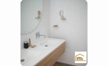 Réfection complète d'une salle de bains à Jullouville (50610).