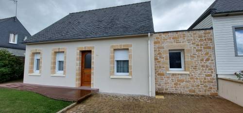 Extension de maison maçonnée terminée à Trègueux