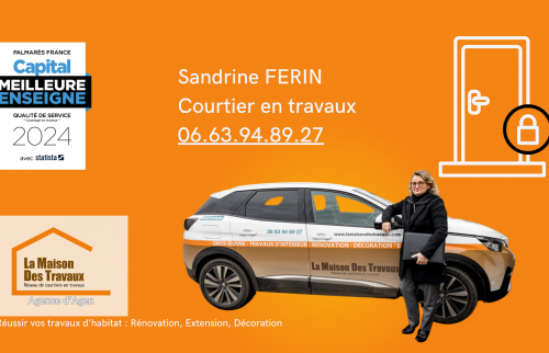 🚪 Porte d’entrée en aluminium installée à Villeneuve-sur-Lot : confort thermique et style contemporain au rendez-vous.