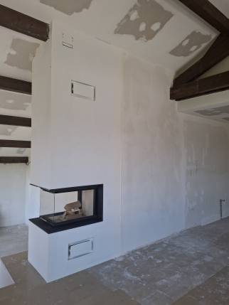 Installation de cheminée design triple face - Ambérieu-en-Bugey 01500