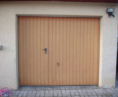 Avant après porte de garage Morteau