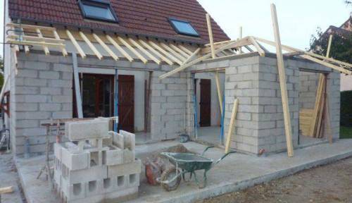 Avant et après agrandissement de maison à Schweighouse sur Moder