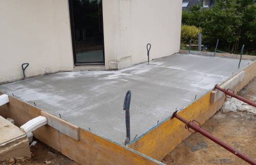 Dalle de travaux