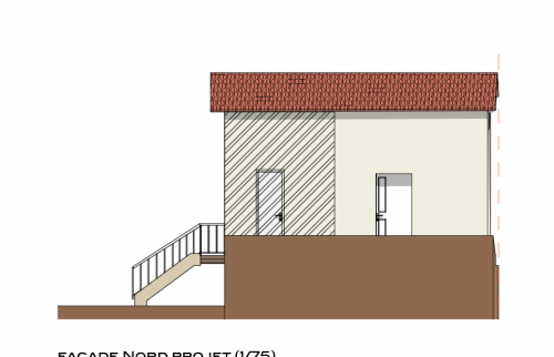 Création d'une extension en bois à Vertou - aperçu 3D