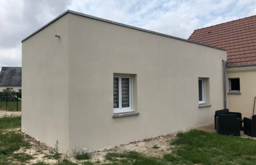 Extension toit plat à CHAILLES (41)