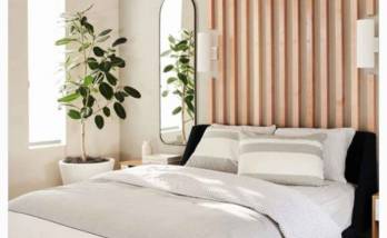 Chambre avec tête de lit claustra à Orsay (91)