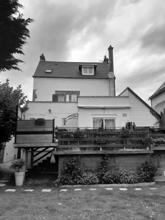 Façade sur jardin avant travaux (Ouistreham 14150)