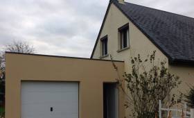 L'extension avec le garage