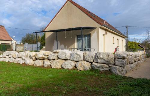 Aménagement de terrasse en enrochements