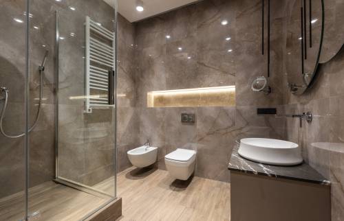 Salle de bains parentale
