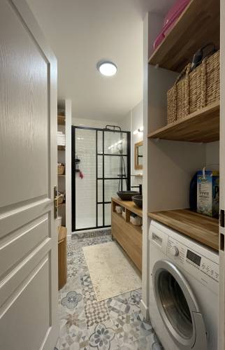 Rénovation de salle de bain pour un look industriel à Igny (91)
