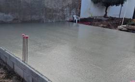 Dalle en béton de support à la construction de garage - Montauban 82000