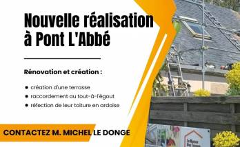 Rénovation Complète à Quimper : Tout-à-l'Égout, Terrasse et Toiture par La Maison Des Travaux