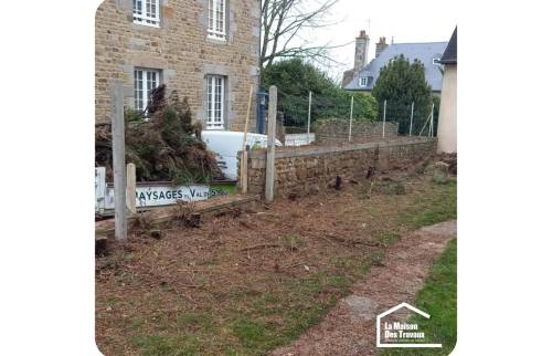 Avant après jardin 